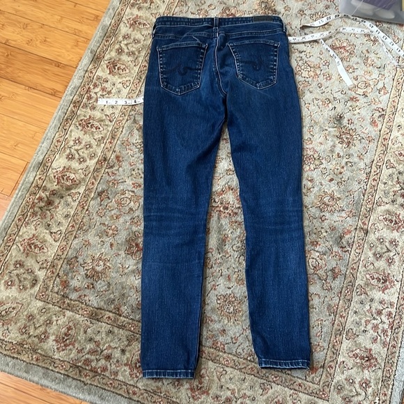 AG Adriano Goldschmied The Legging Ankle Blue Jeans Super Skinny Denim Size 26 R - Picture 6 of 9